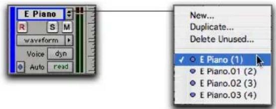Avid Pro Tools 7.0 - Utilisation des playlists - 1