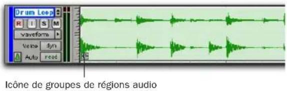 Avid Pro Tools 7.0 - Format temporel des groupes de régions - 1