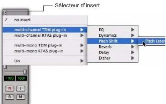 Avid Pro Tools 7.0 - Organisation du menu Plug-In - 1