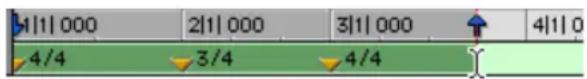 Avid Pro Tools 7.0 - Pour copier et coller plusieurs événements de métrique : - 1