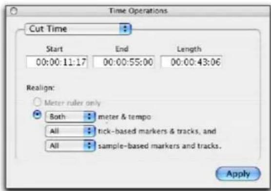 Avid Pro Tools 7.3 - Suppression de temps - 1