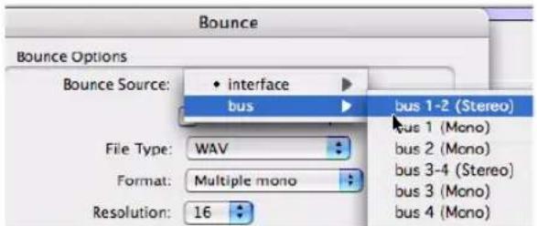 Avid Pro Tools 7.3 - Pour régler la source de prémixage : - 1