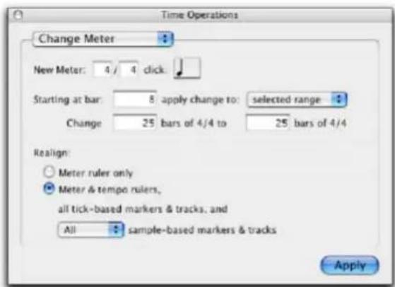 Avid Pro Tools 7.3 - Changement de métrique - 1