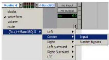 Avid Pro Tools 7.3 - Pour afficher et modifier les playlists individuelles d'un plug-in multimono : - 1
