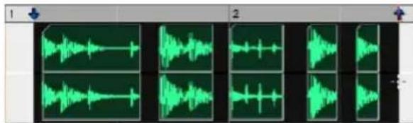 Avid Pro Tools 7.3 - Pour convertir une sélection de temps en sélection d'objet : - 1