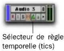 Avid Pro Tools 7.3 - Pour appliquer une autre règle temporelle à une plste, procédez comme suit : - 2