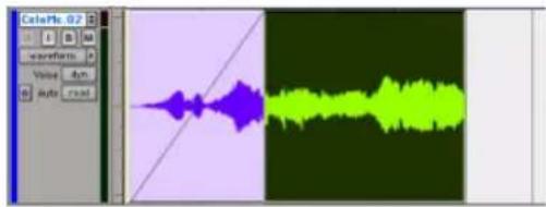 Avid Pro Tools 7.3 - Pour déplacer une région sans son fondu : - 2