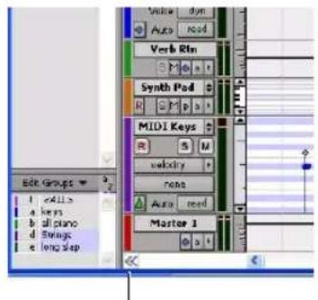 Avid Pro Tools 7.3 - Liste de groupes - 2