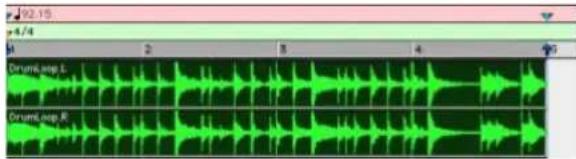 92.15 4/4 M 2 8 4 96 DrumLoop L DrumLoop R