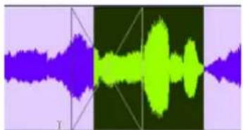 Avid Pro Tools 7.3 - Pour séparer une région contenant un fondu ou un crossfade : - 3