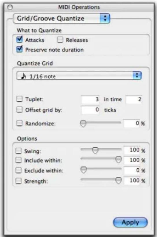 Avid Pro Tools 7.3 - Pour ouvrir une page MIDI Operations spécifique : - 1