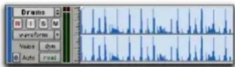 Avid Pro Tools 7.3 - Préférence Draw Waveforms Rectified - 1
