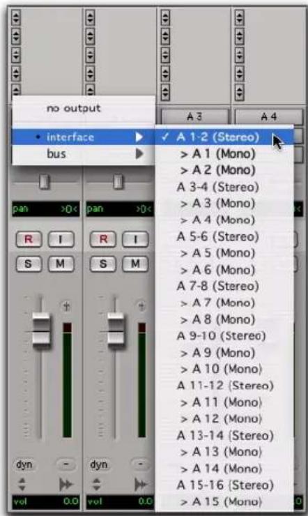 no output interface bus A 1-2 (Stereo) >A 1 (Mono) >A 2 (Mono) A 3-4 (Stereo) >A 3 (Mono) >A 4 (Mono) A 5-6 (Stereo) >A 5 (Mono) >A 6 (Mono) A 7-8 (Stereo) >A 7 (Mono) >A 8 (Mono) A 9-10 (Stereo) >A 9 (Mono) >A 10 (Mono) A 11-12 (Stereo) >A 11 (Mono) >A 12 (Mono) A 13-14 (Stereo) >A 13 (Mono) >A 14 (Mono) A 15-16 (Stereo) >A 15 (Mono)