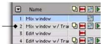 Avid Pro Tools 7.3 - Configuration de fenêtre active - 1