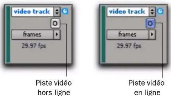 video track frames 29.97 fps Piste vidéo hors ligne video track frames 29.97 fps Piste vidéo en ligne