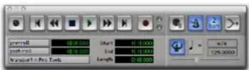 prentail postroll Transport = Pro Tools Start 11:000 End 11:000 Length 0.000 4/8 125.0000