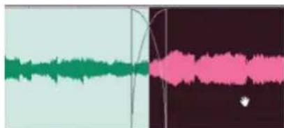 Avid Pro Tools 7.3 - Pour déplacer une région par incrément et étendre le crossfade correspondant : - 1