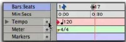Bars:Beats Min:Secs Tempo Meter Markers 1 7 0:00 0:30 120 4/4