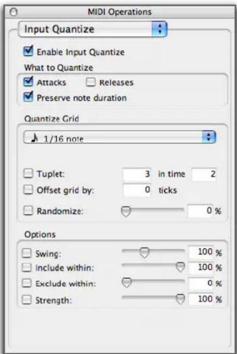 Avid Pro Tools 7.3 - Input Quantize - 1