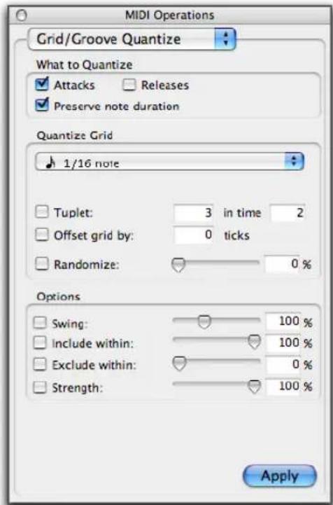 Avid Pro Tools 7.3 - Utilisation de la fenêtre MIDI Operations - 1