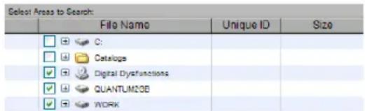Avid Pro Tools 7.3 - Sélection des zones de recherche - 1