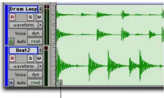 Avid Pro Tools 7.3 - Division de groupes de régions multipistes - 1