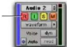 Avid Pro Tools 7.3 - Affichage de l'état d'enregistrement des pistes - 2