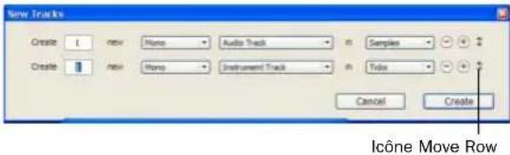 Avid Pro Tools 7.3 - Boîte de dialogue New Tracks - 5