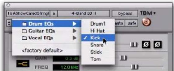 Avid Pro Tools 7.3 - Création de sous-dossiers de paramètres - 1