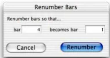 Avid Pro Tools 7.3 - Pour renuméroter les mesures : - 1