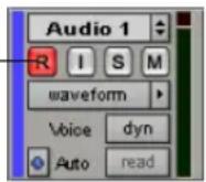 Avid Pro Tools 7.3 - Pour configurer une piste audio en enregistrement : - 7