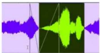 Avid Pro Tools 7.3 - Pour séparer une région contenant un fondu ou un crossfade : - 4