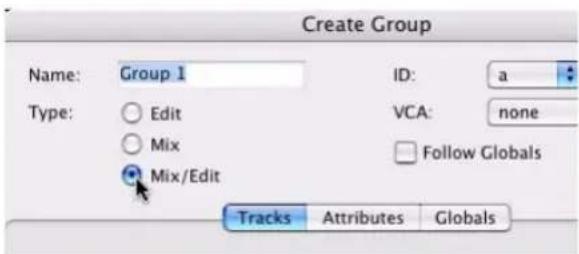 Avid Pro Tools 7.3 - Pour créer un groupe dans Pro Tools HD : - 1