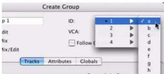 Avid Pro Tools 7.3 - Pour créer un groupe dans Pro Tools HD : - 2