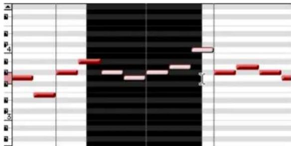 Avid Pro Tools 7.3 - Pour sélectionner plusieurs notes MIDI, procédez comme suit : - 2