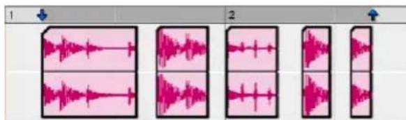 Avid Pro Tools 7.3 - Pour convertir une sélection de temps en sélection d'objet : - 2