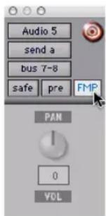 Avid Pro Tools 7.3 - Liaison des commandes Send Pan et Main Pan - 1