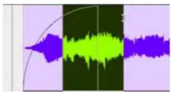 Avid Pro Tools 7.3 - Pour séparer une région contenant un fondu ou un crossfade : - 1