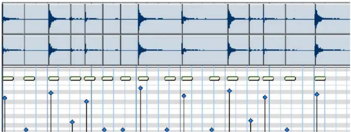 Avid Pro Tools 7.3 - Pour appliquer un modèle Groove Quantize : - 1