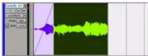 Avid Pro Tools 7.3 - Pour déplacer une région sans son fondu : - 1