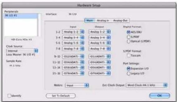 Avid Pro Tools 8.0 - Pour assigner une paire de canaux de sortie Pro Tools à plusieurs ports de sortie d'interface audio : - 2