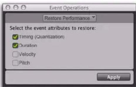 Avid Pro Tools 8.0 - Restore Performance - 1