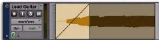 Avid Pro Tools 8.0 - Pour déplacer une région sans son fondu : - 2