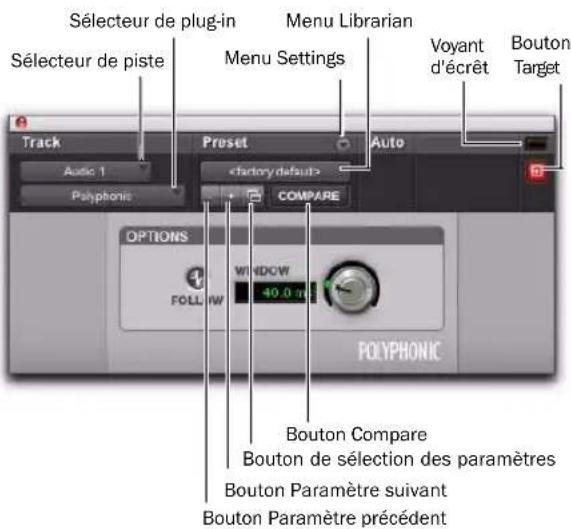 Avid Pro Tools 8.0 - Pour ouvrir une fenêtre Elastic Audio Plug-in supplémentaires : - 2