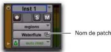 Avid Pro Tools 8.0 - Boîte de dialogue Patch Select - 2