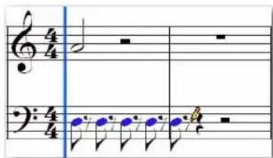 Avid Pro Tools 8.0 - Pour insérer manuellement plusieurs notes de la même hauteur : - 1