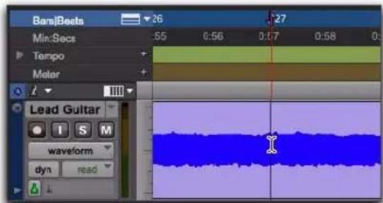 Avid Pro Tools 8.0 - Pour positionner le curseur à l'aide du sélecteur : - 1