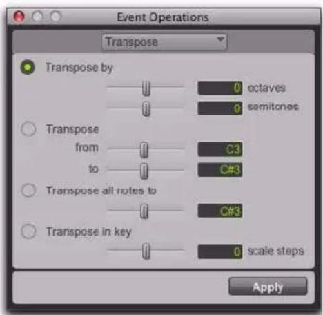 Avid Pro Tools 8.0 - Transpose - 5