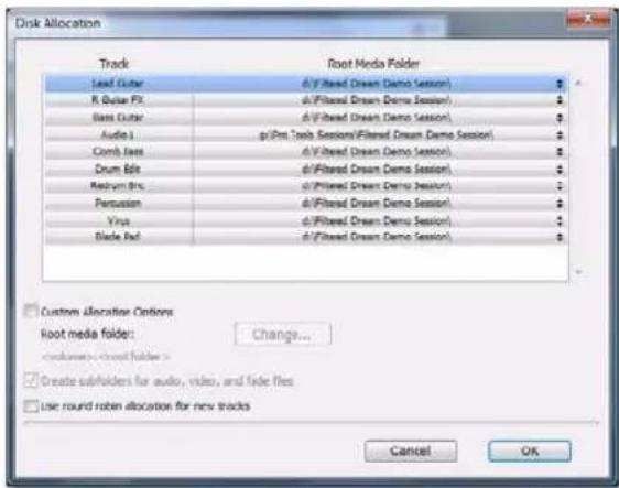 Avid Pro Tools 8.0 - Allocation de lecteurs audio dans votre système - 1