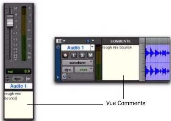 Avid Pro Tools 8.0 - Pour afficher (ou masquer) les vues disponibles dans les fenêtres Mix et Edit, effectuez une des opérations suivantes : - 1